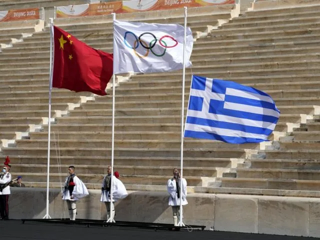 Upacara Penyalaan Obor Olimpiade-APNews
