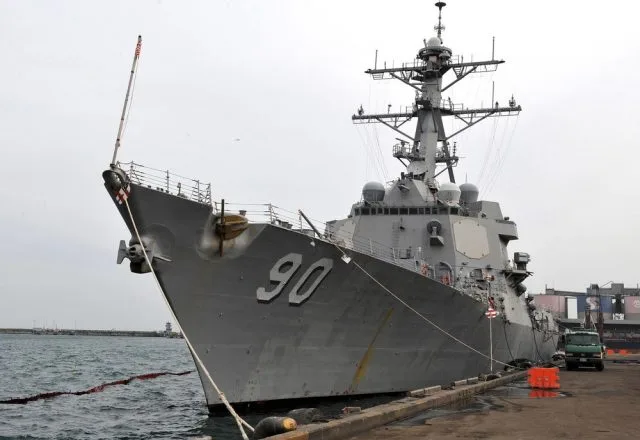 Ilustrasi USS Chafee-Bloomberg