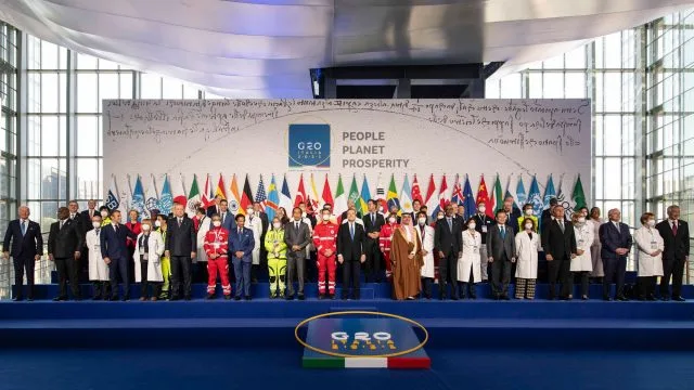 Pemandangan KTT G20 di Roma-G20
