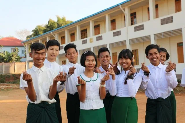 Ilustrasi Sekolah di Myanmar-ChinaDaily