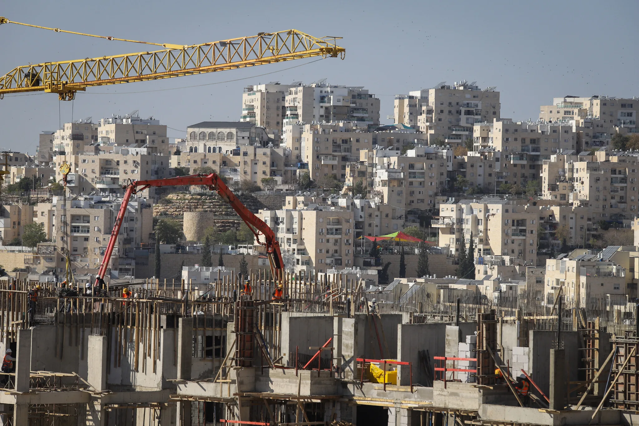 Ilustrasi Bangunan yang dibangun Israel di West Bank-TimesofIsrael