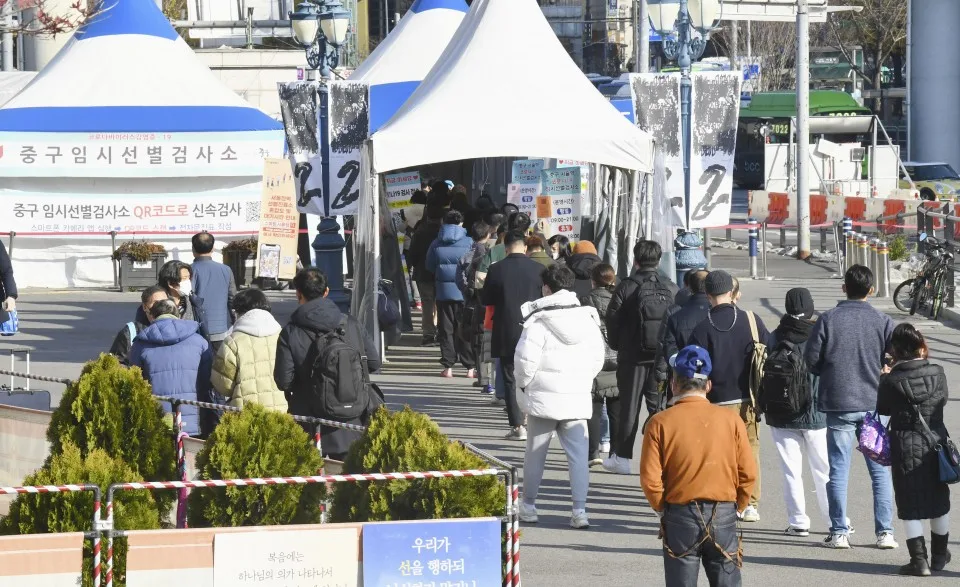 Ilustasi COVID-19 di Korea Selatan-Kyodo