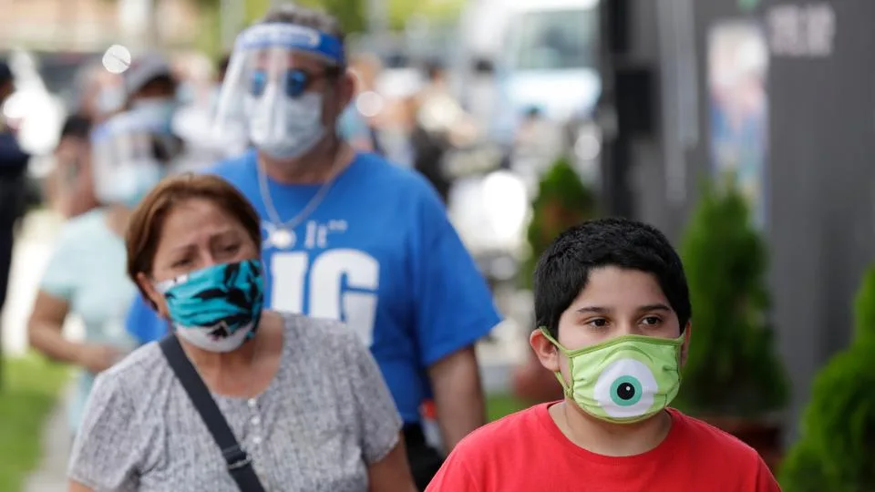 Ilustrasi Pandemi COVID-19 di AS-BBC