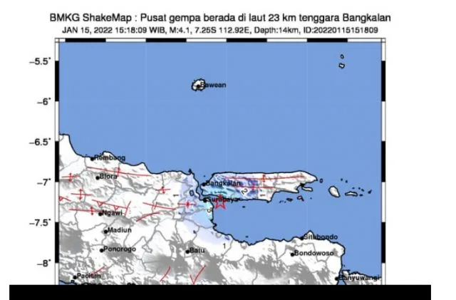 Gempa Kwanyar Bangkalan