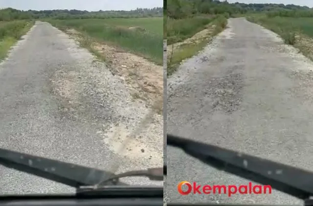 Jalan di Pajenangger Kangayan baru diaspal