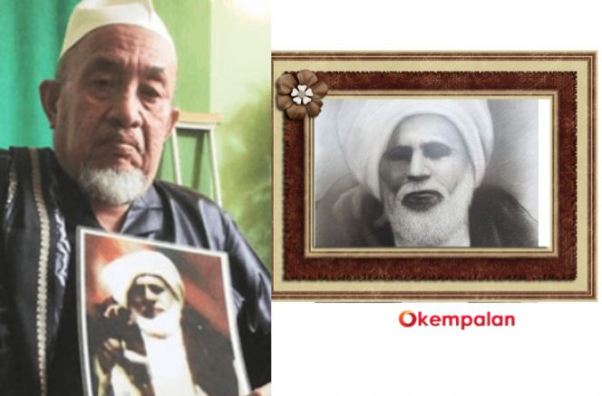 
					KH Zubair Muntashor, saat menunjukkan foto Syaikhona Kholil Bangkalan (kiri) dan foto Syaikhona Kholil Bangkalan yang tersimpan di musium Den Haag, Belanda. (timesindonesia/kempalan)
