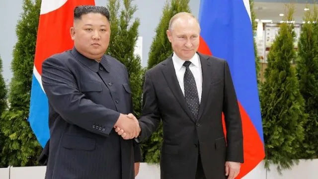 Putin dan Kim Jong Un-Detik