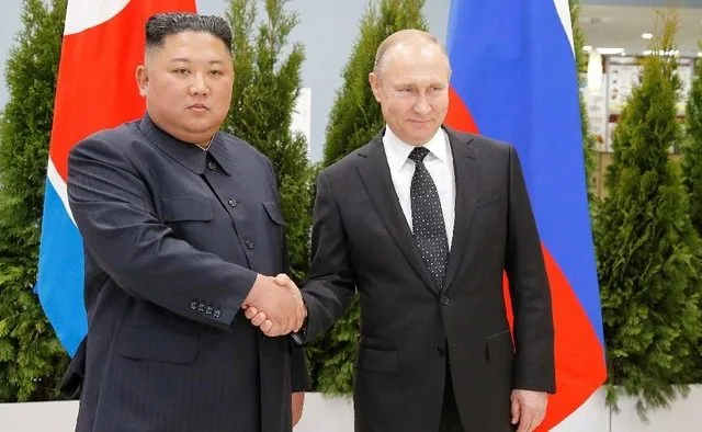 Putin dan Kim Jong Un-Detik