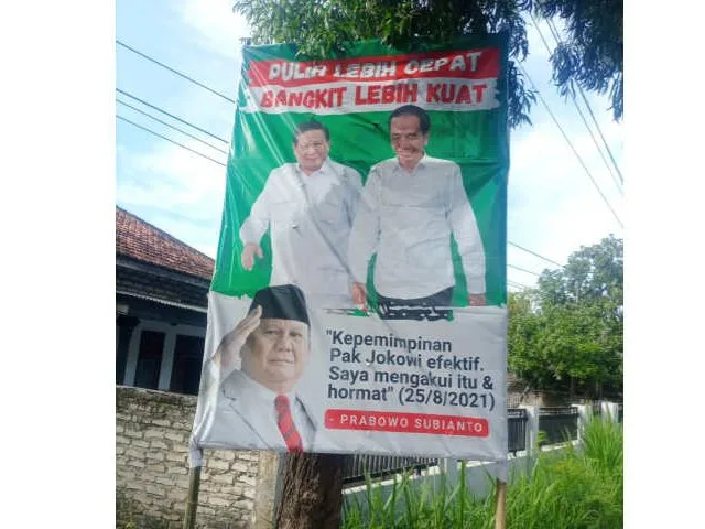 Banyak Baliho Prabowo-Jokowi