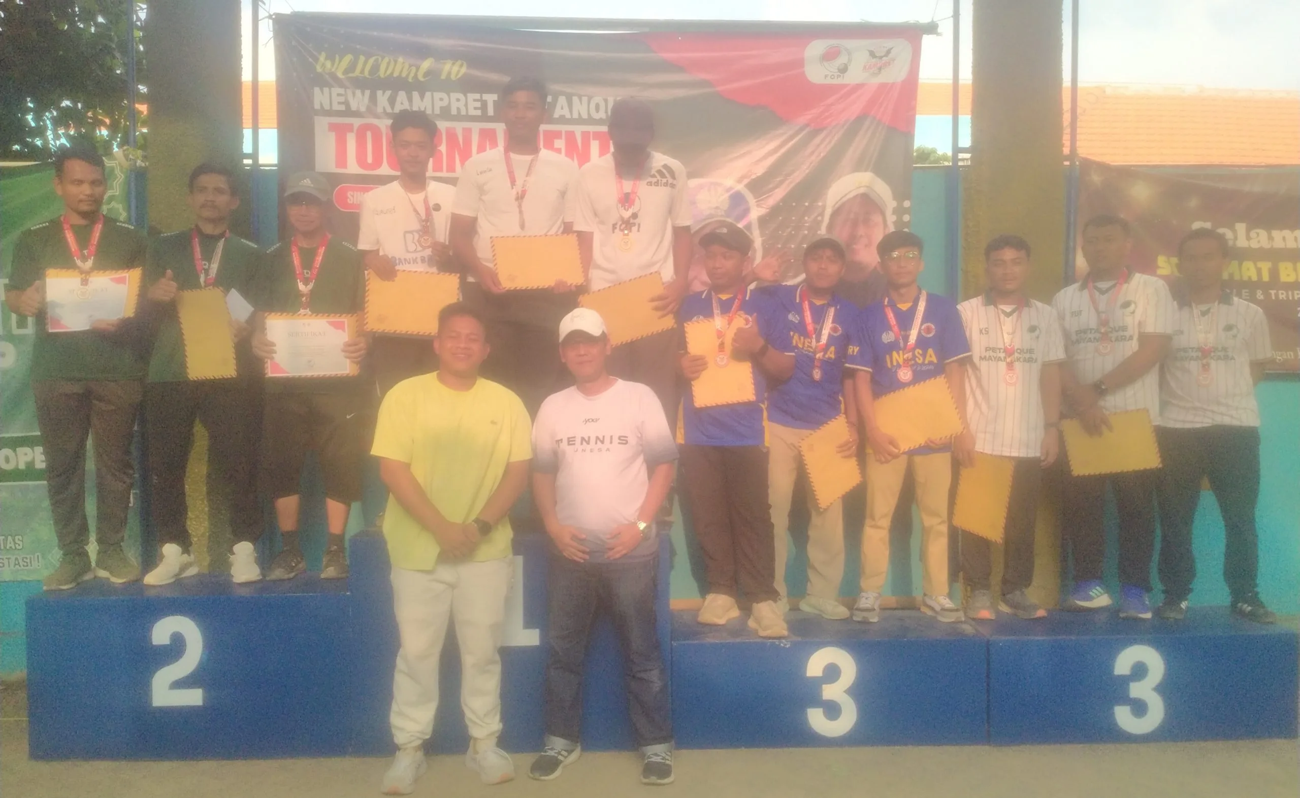 Pengprov FOPI Jatim dan Peserta Beri Apresiasi Tinggi Tournament Anniversary 6th Petanque New Kampret 2025
