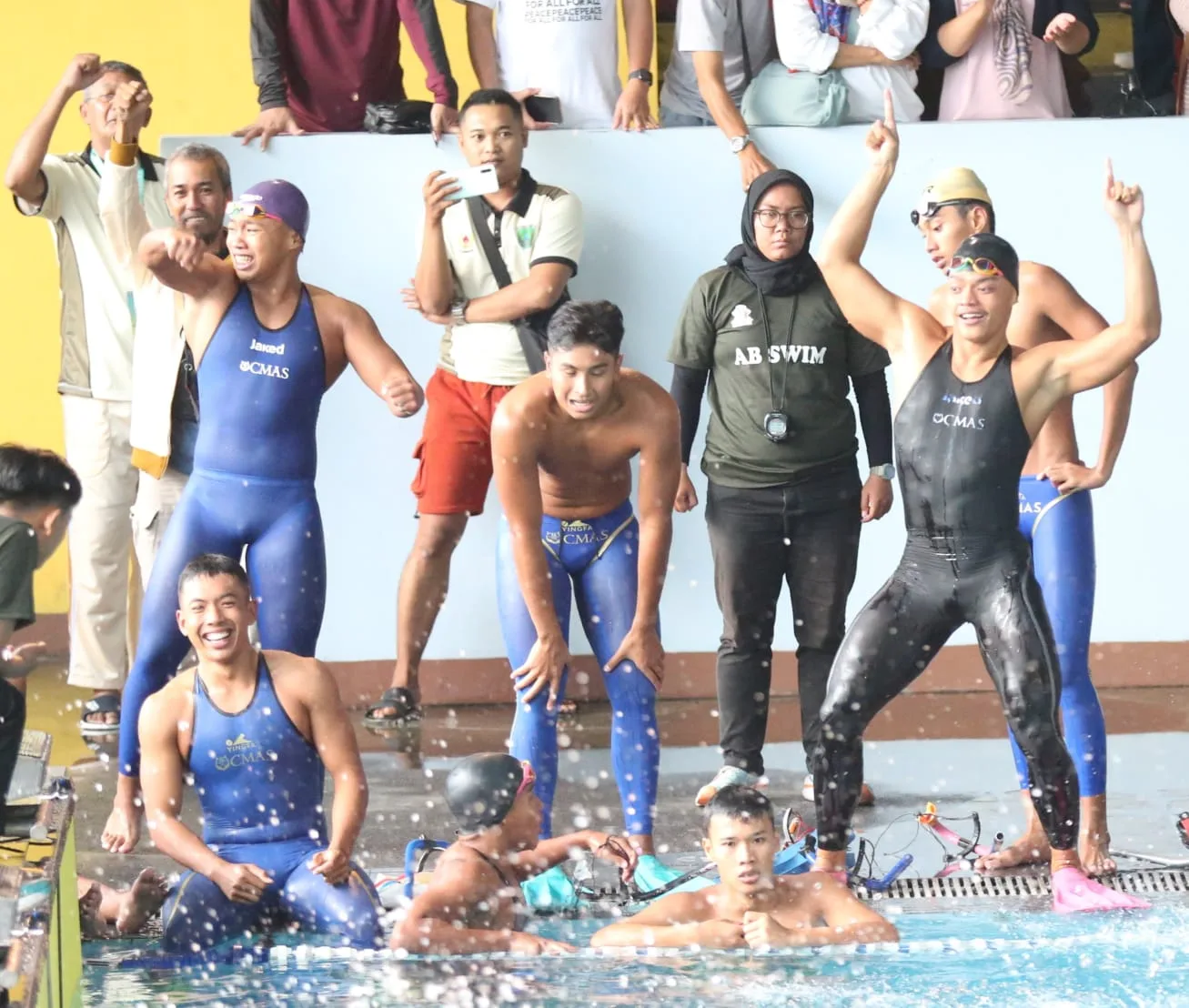 Rekor Baru Tercipta dari Selam Kolam Porprov IX Jatim 2025 di Kolam Rendang Gajayana