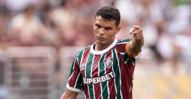 Ekspresi bek tengah Fluminense FC Thiago Silva setelah menyingkirkan Al Hilal Saudi FC. (Foto: Goal)