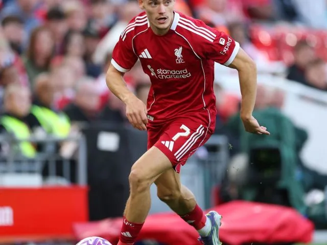 Aksi Florian Wirtz saat Liverpool FC menjalani pramusim terakhirnya melawan Athletic Bilbao di Anfield Stadium, Liverpool (5/8). (Foto: Liverpool.com)