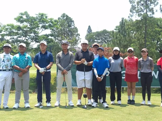 Ke-13 pegolf junior yang turun dalam EJAV Junior Master Series 2 di Taman Dayu Golf Club & Resort, Pasuruan, Sabtu (13/9). (Foto: Istimewa)