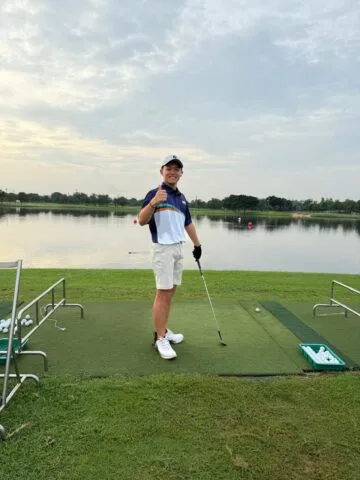 William Justin Wijaya saat bertanding di ajang 91st Singha Thailand Amateur Open. (Foto: PB PGI)