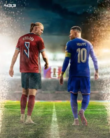 Erling Haaland yang membela Norwegia akan berjumpa Kylian Mbappe bersama Prancis, di fase grup Piala Dunia 2026. (Foto: Instagram)