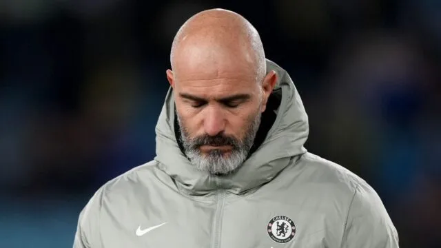 Enzo Maresca setelah dipecat dari Chelsea. (Foto: Sky Sports)
