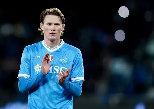 Gelandang SSC Napoli Scott McTominay. (Foto: Manchester Evening News)