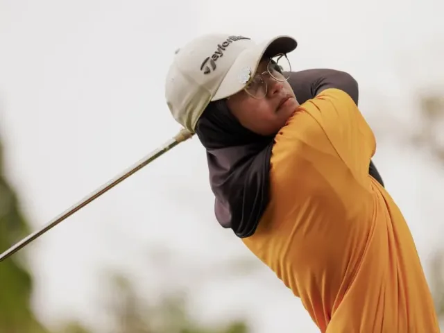 Farah Anabel Xaviera Lesmana saat mengikuti turnamen Elite Junior Amateur Golf Championship Series #2 di Semarang Royale Golf, Semarang, 22—24 Mei lalu. (Foto: Istimewa)