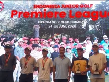 Pegolf pemenang kategori A Boys dan A+ Boys dalam Tour de Java 2026 IJG Premier League 5 di Ciputra Golf Surabaya, 24-25 Juni 2026. (Foto: Istimewa)